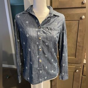 AE western button down shirt